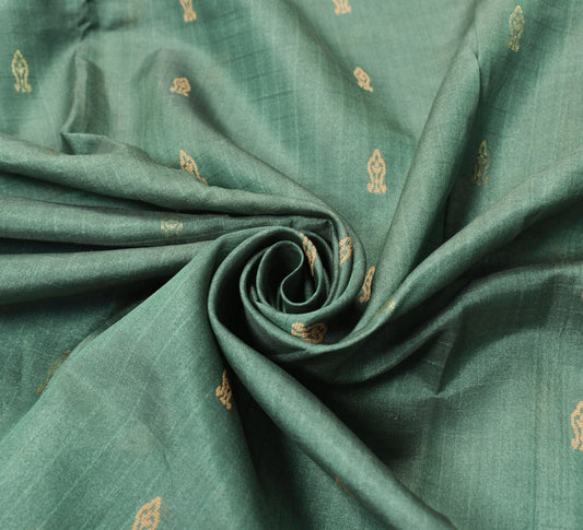 Sushila Vintage Woven Sari Remnant Scrap Multi Purpose Pure Silk Craft Fabric