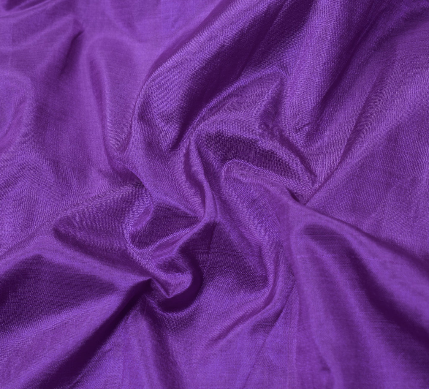 Sushila Vintage Purple Sari Remnant Scrap Pure Silk Multi Purpose Craft Fabric