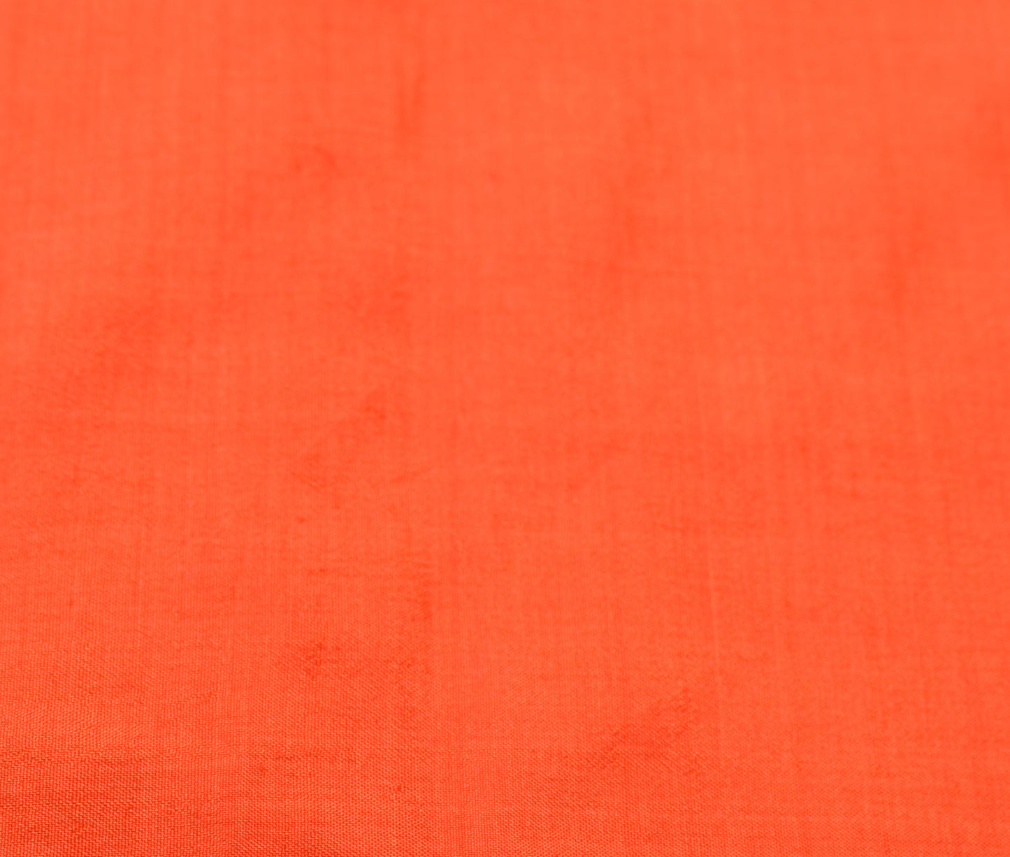 Sushila Vintage Sari Remnant Scrap Multi Purpose Pure Silk Orange Craft Fabric