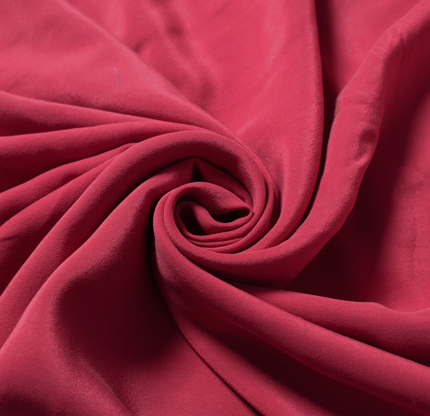 Sushila Vintage Pure Crepe Silk Sari Remnant Scrap Maroon 4 Yard Craft Fabric