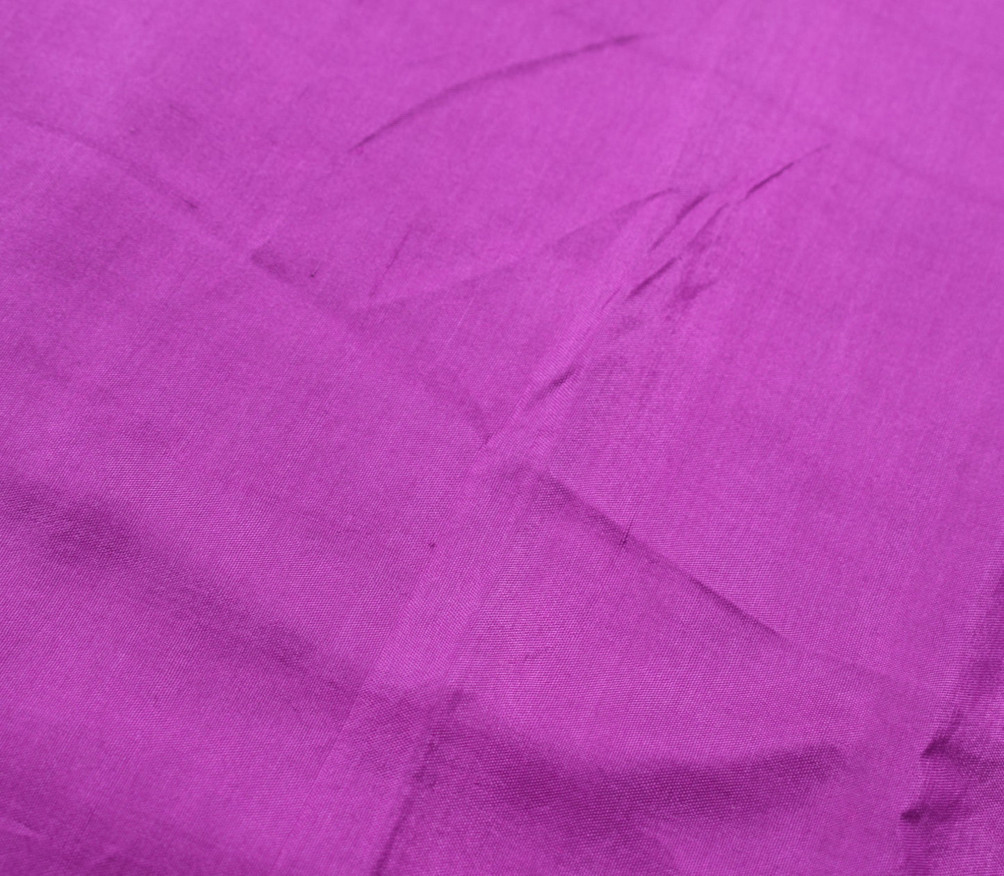 Sushila Vintage Pure Silk Sari Remnant Scrap Multi Purpose Purple Craft Fabric