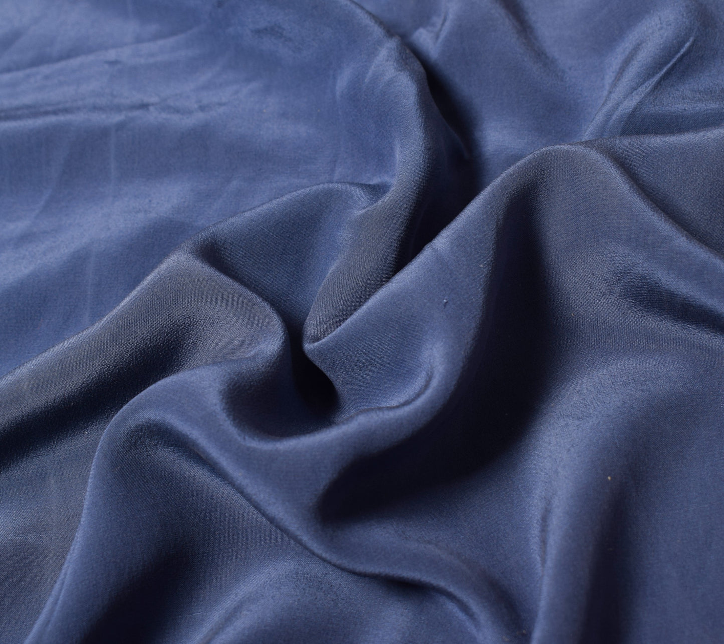 Sushila Vintage Pure Crepe Silk Sari Remnant Scrap Multi Purpose Craft Fabric