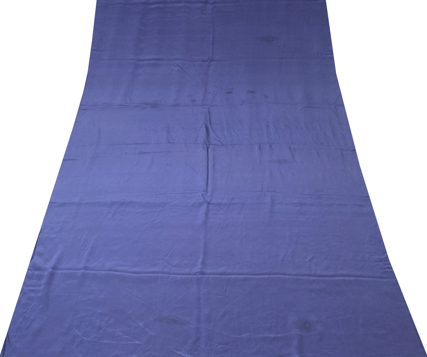 Sushila Vintage Pure Crepe Silk Sari Remnant Scrap Multi Purpose Craft Fabric