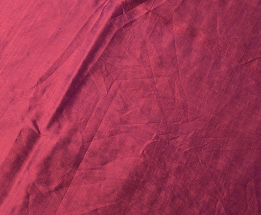 Sushila Vintage DualTone Sari Remnant Scrap Multi Purpose Pure Silk Craft Fabric