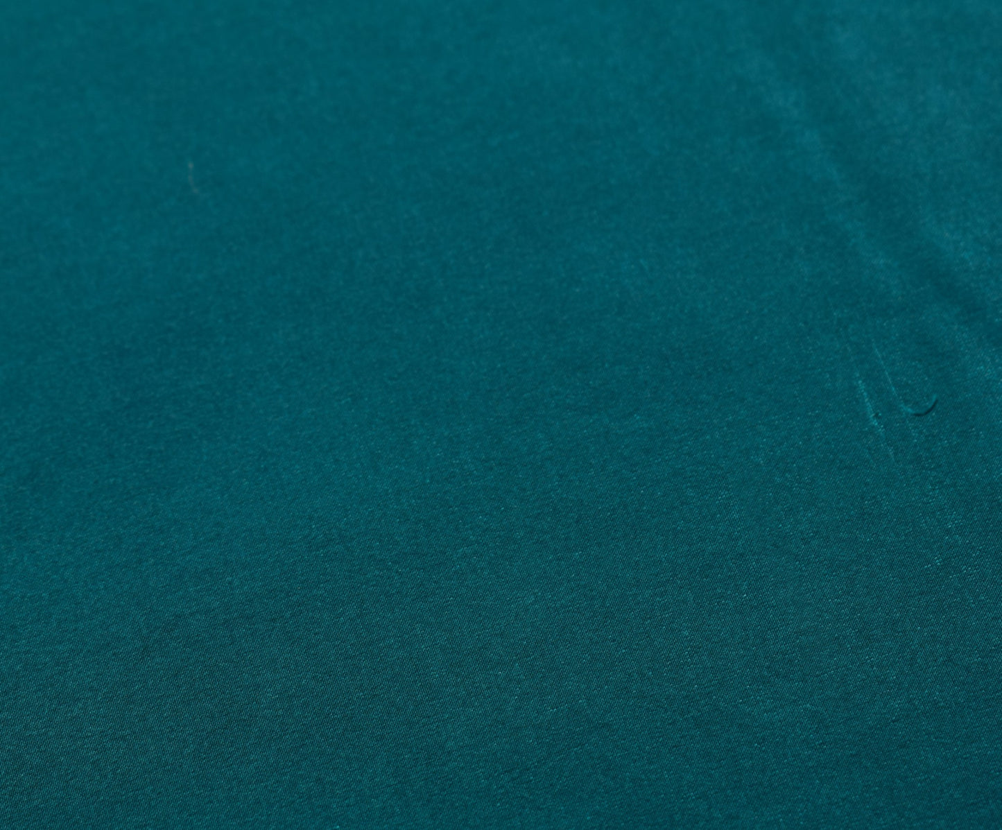 Sushila Vintage Teal Blue Sari Remnant Scrap Pure Crepe Silk Plain Craft Fabric