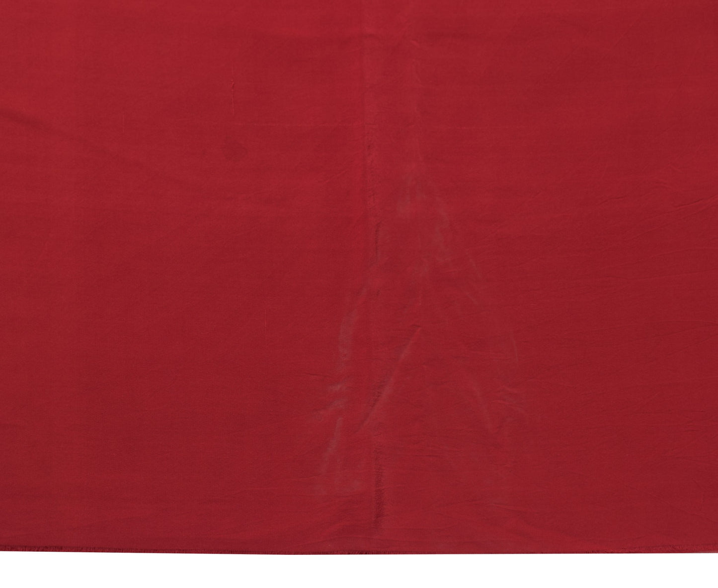 Sushila Vintage Red Sari Remnant Scrap Multi Purpose Pure CrepeSilk Craft Fabric