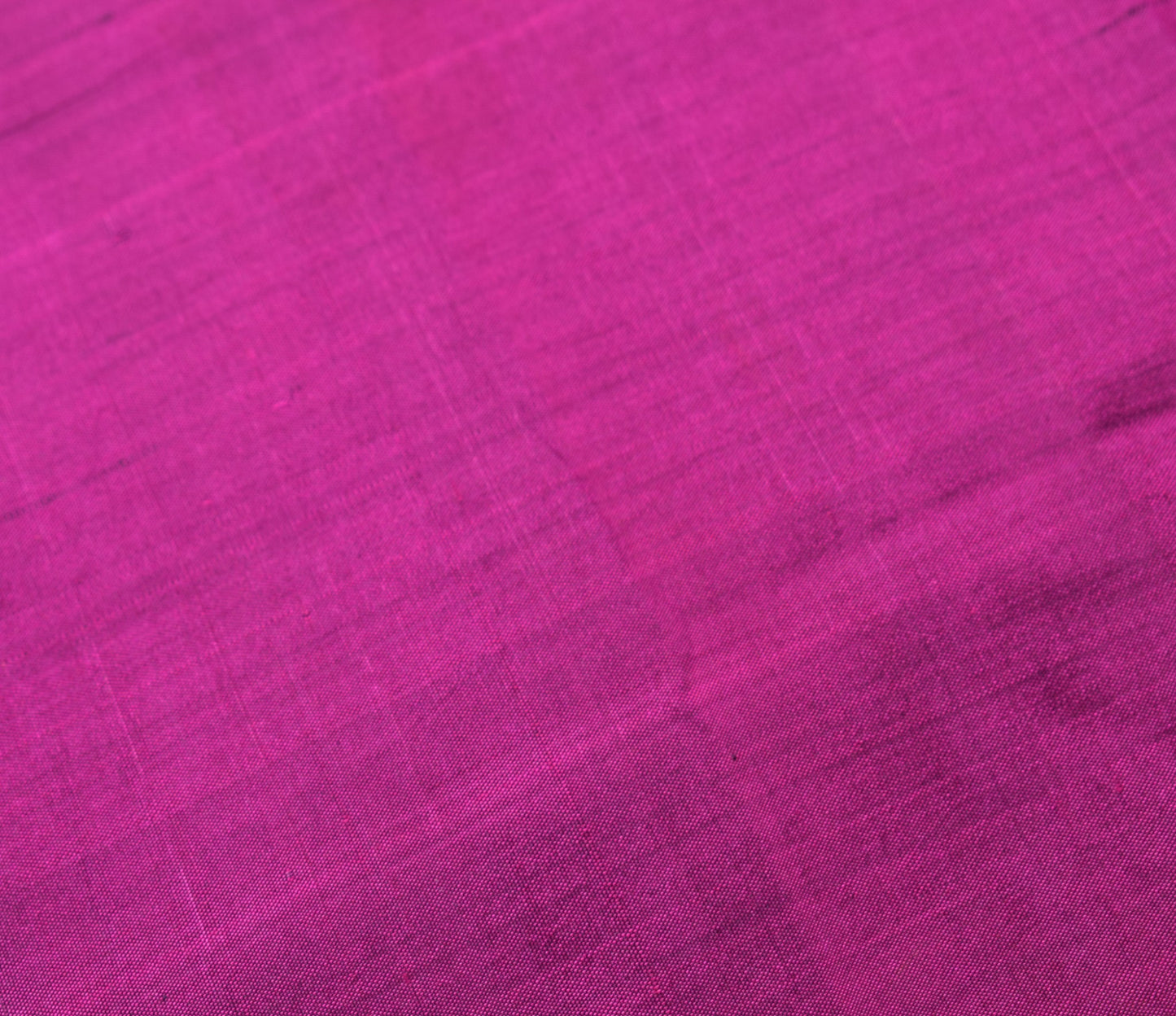 Sushila Vintage Magenta Sari Remnant Scrap Dual Tone Pure Silk Soft Craft Fabric