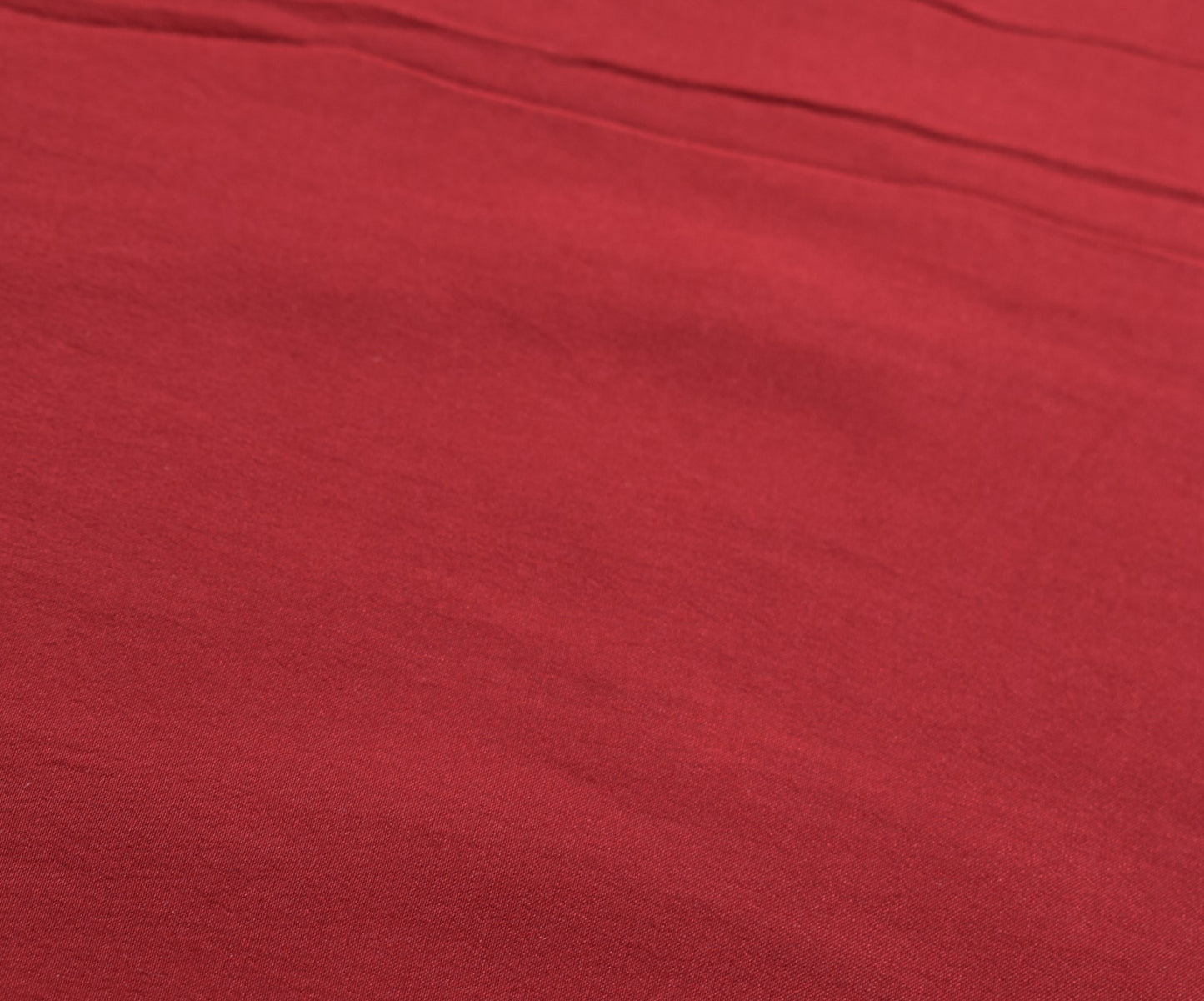 Sushila Vintage Red Sari Remnant Scrap Pure Crepe Multi Purpose Craft Fabric