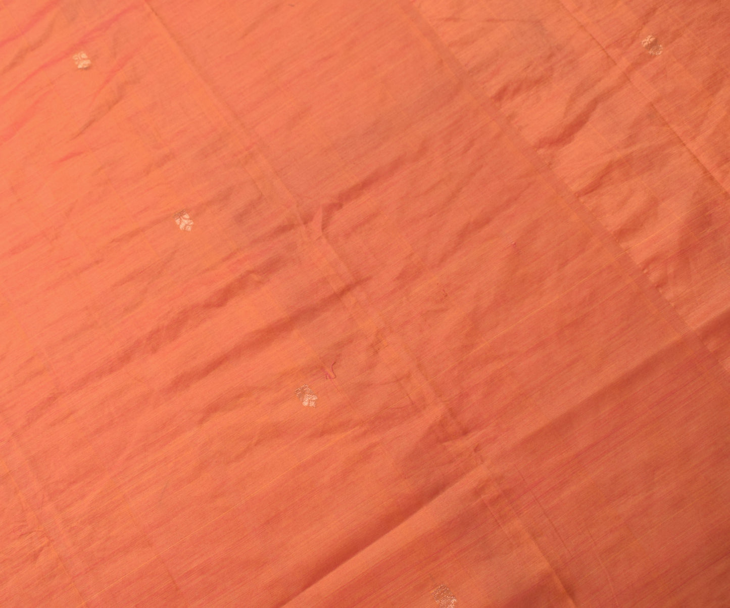 Sushila Vintage Dual Tone Sari Remnant Scrap MultiPurpose Pure Silk Craft Fabric