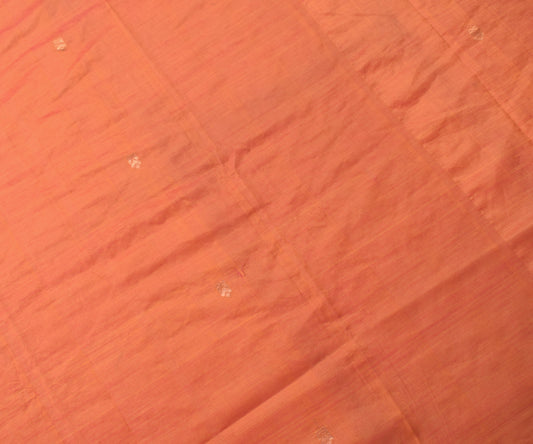 Sushila Vintage Dual Tone Sari Remnant Scrap MultiPurpose Pure Silk Craft Fabric
