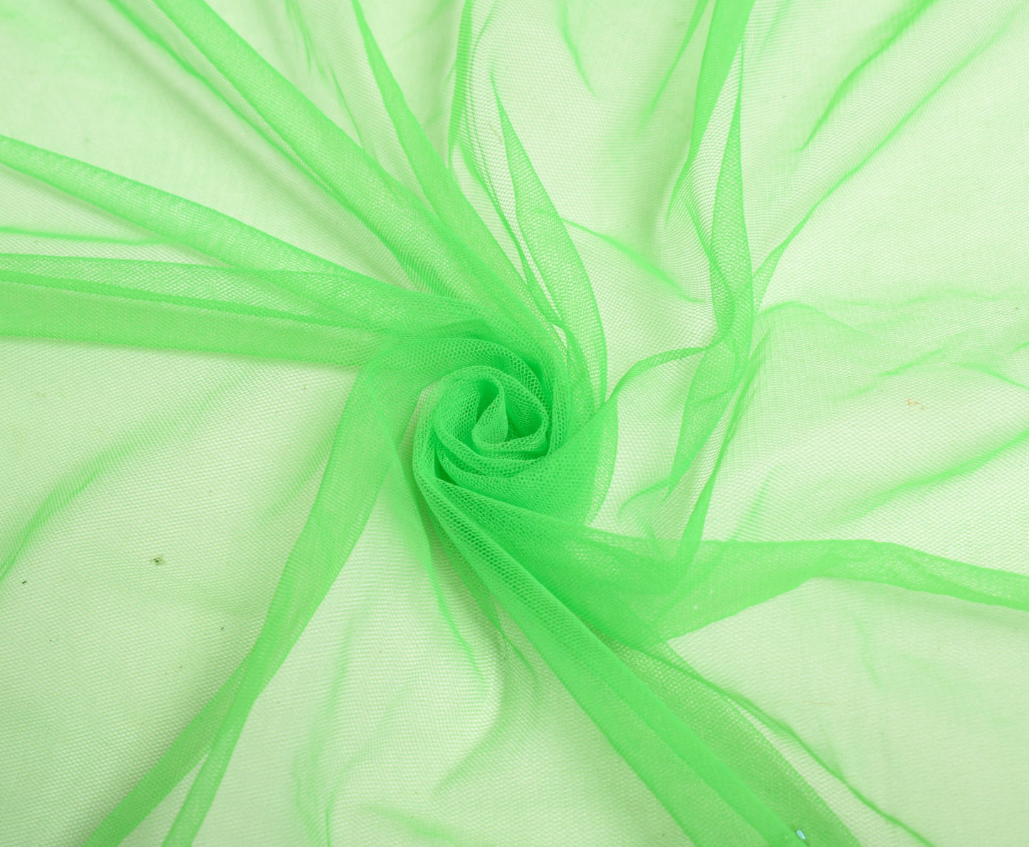 Sushila Vintage Green Net Sari Remnant Scrap Glass Beads Embellish Craft Fabric