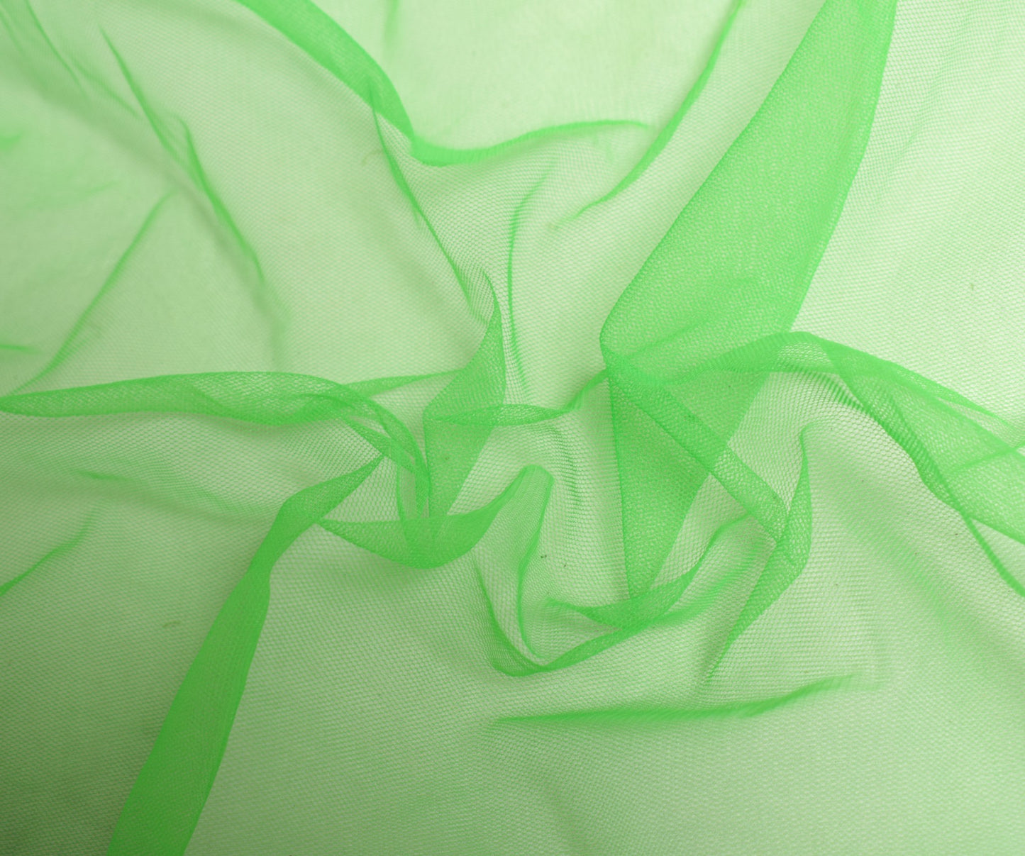 Sushila Vintage Green Net Sari Remnant Scrap Glass Beads Embellish Craft Fabric