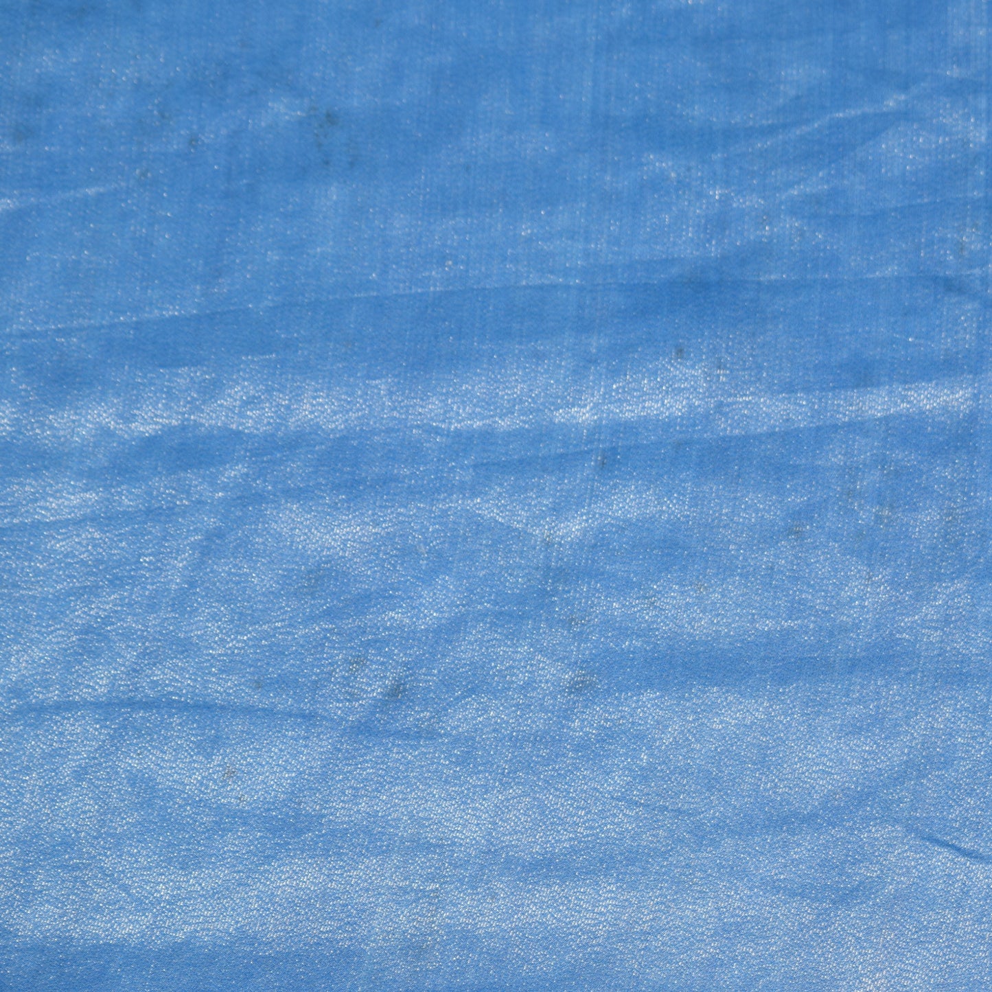 Sushila Vintage Banarasi Brocade Sari Remnant Scrap Blue 228" Silk Craft Fabric