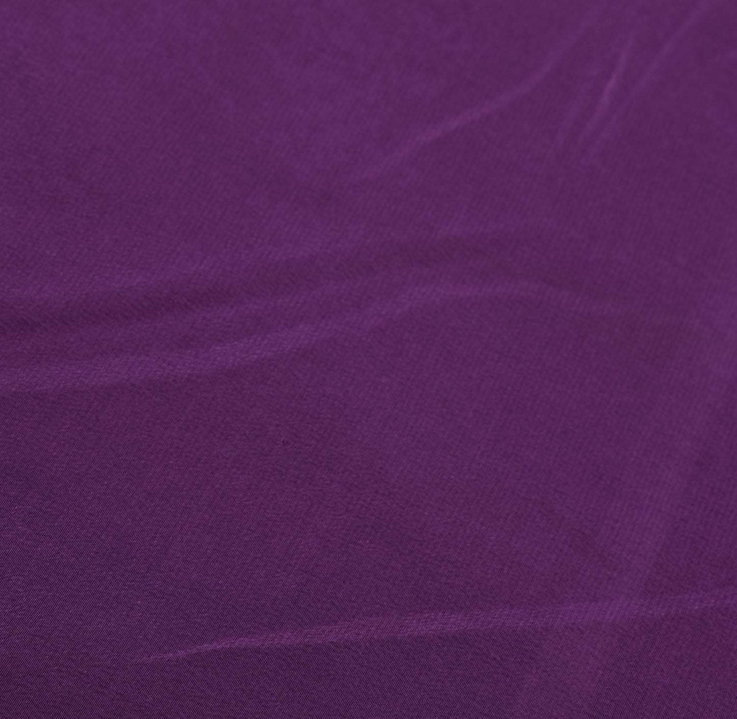 Sushila Vintage Purple Sari 200"Remnant Scrap Embroidery Pure Crepe Craft Fabric