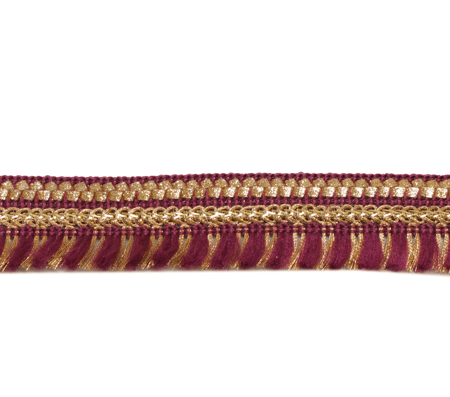 Sushila Vintage 9 Yard Sari Border Craft Trim Sewing Ribbon Lace Edging Purple