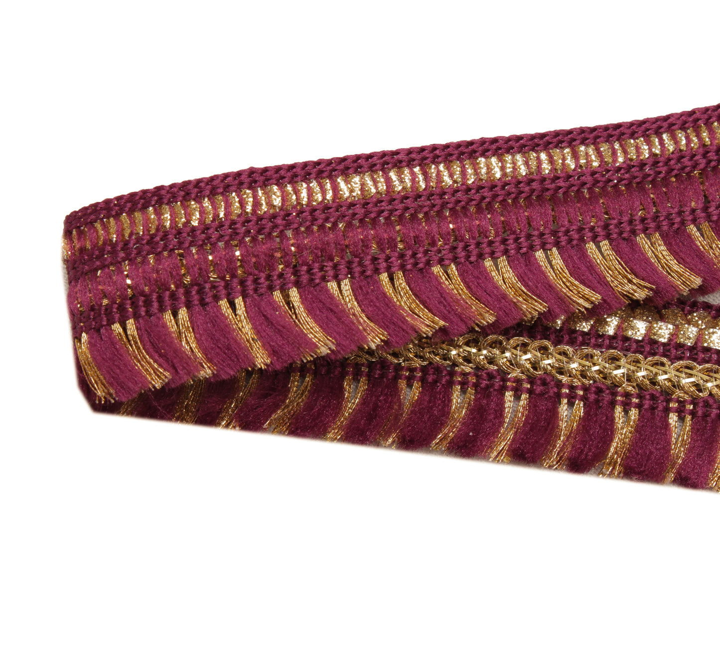 Sushila Vintage 9 Yard Sari Border Craft Trim Sewing Ribbon Lace Edging Purple