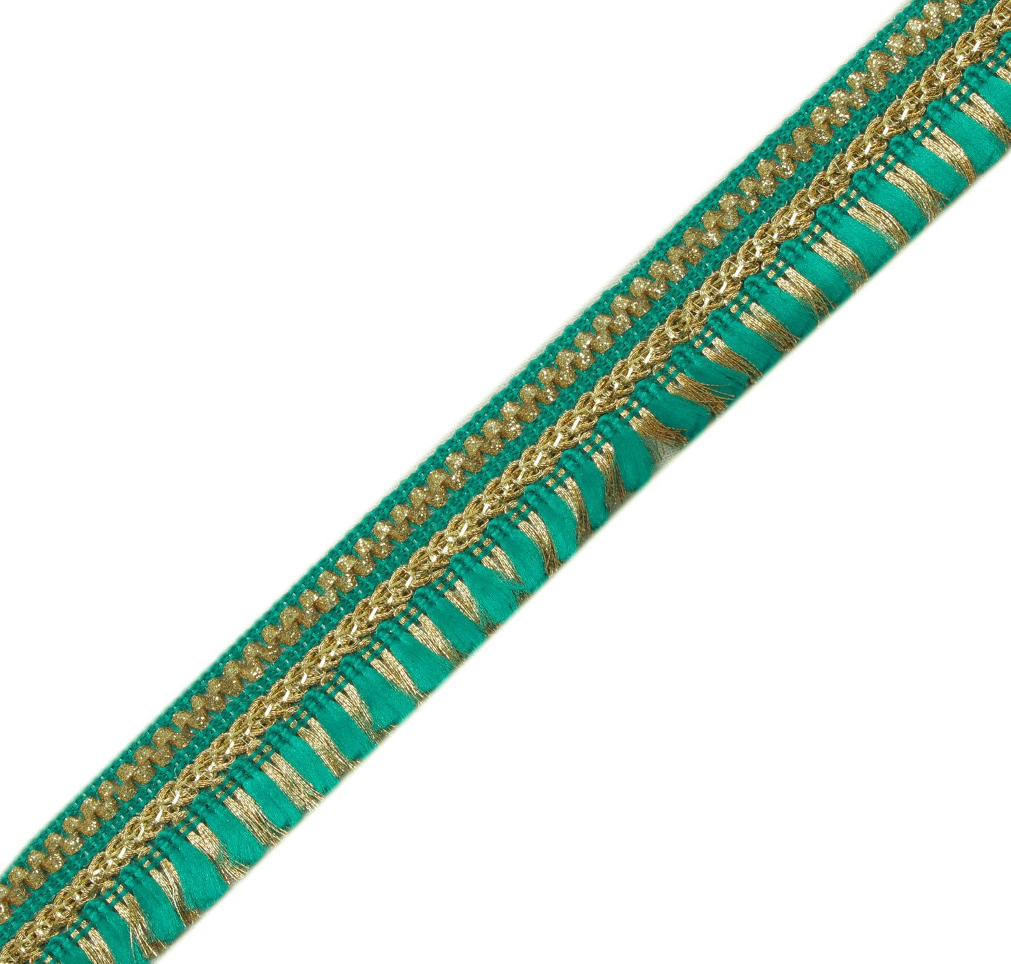 Sushila Vintage 9 Yard Sari Border Craft Trim Sewing Ribbon Lace Edging Blue