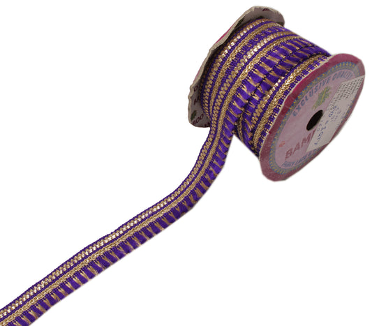 Sushila Vintage 9 Yard Sari Border Craft Trim Sewing Ribbon Lace Edging Tape