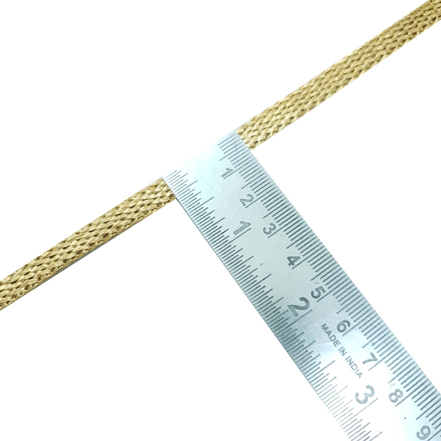 Sushila Vintage 5 Yard Gold Sari Border Craft Trim Sewing Ribbon Lace Flat Edge