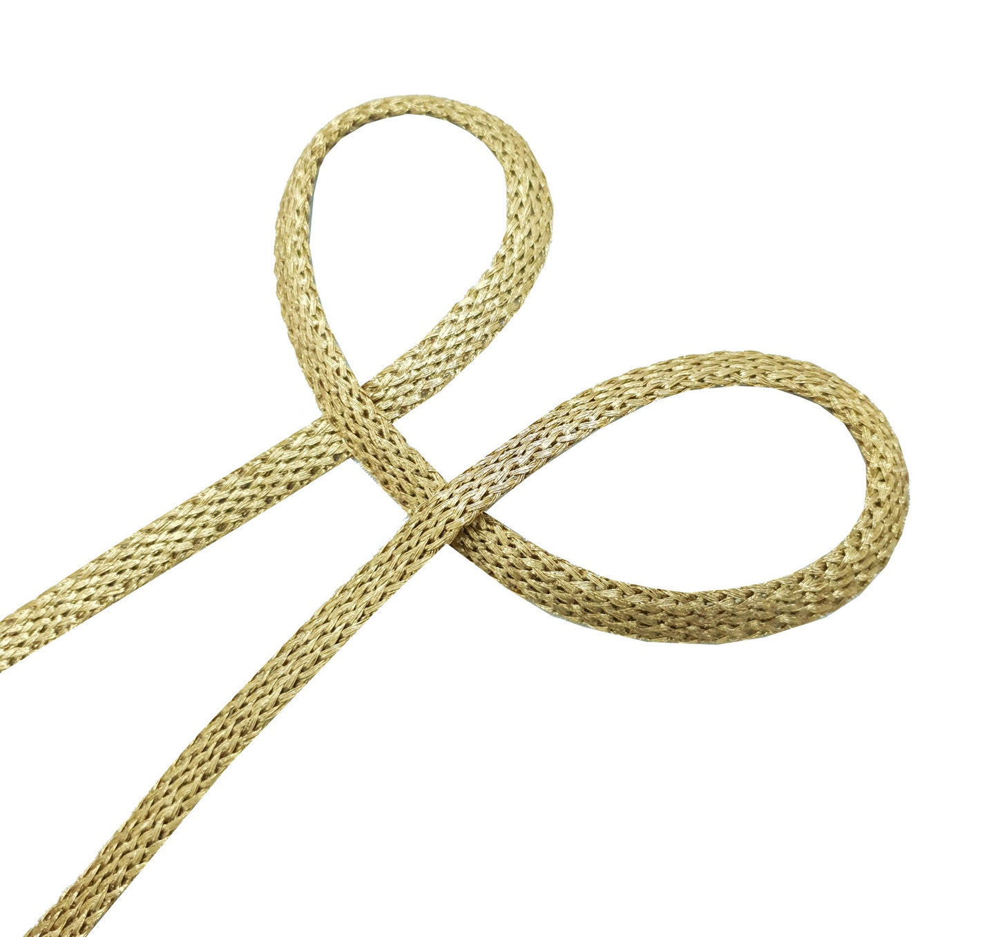 Sushila Vintage 5 Yard Gold Sari Border Craft Trim Sewing Ribbon Lace Flat Edge