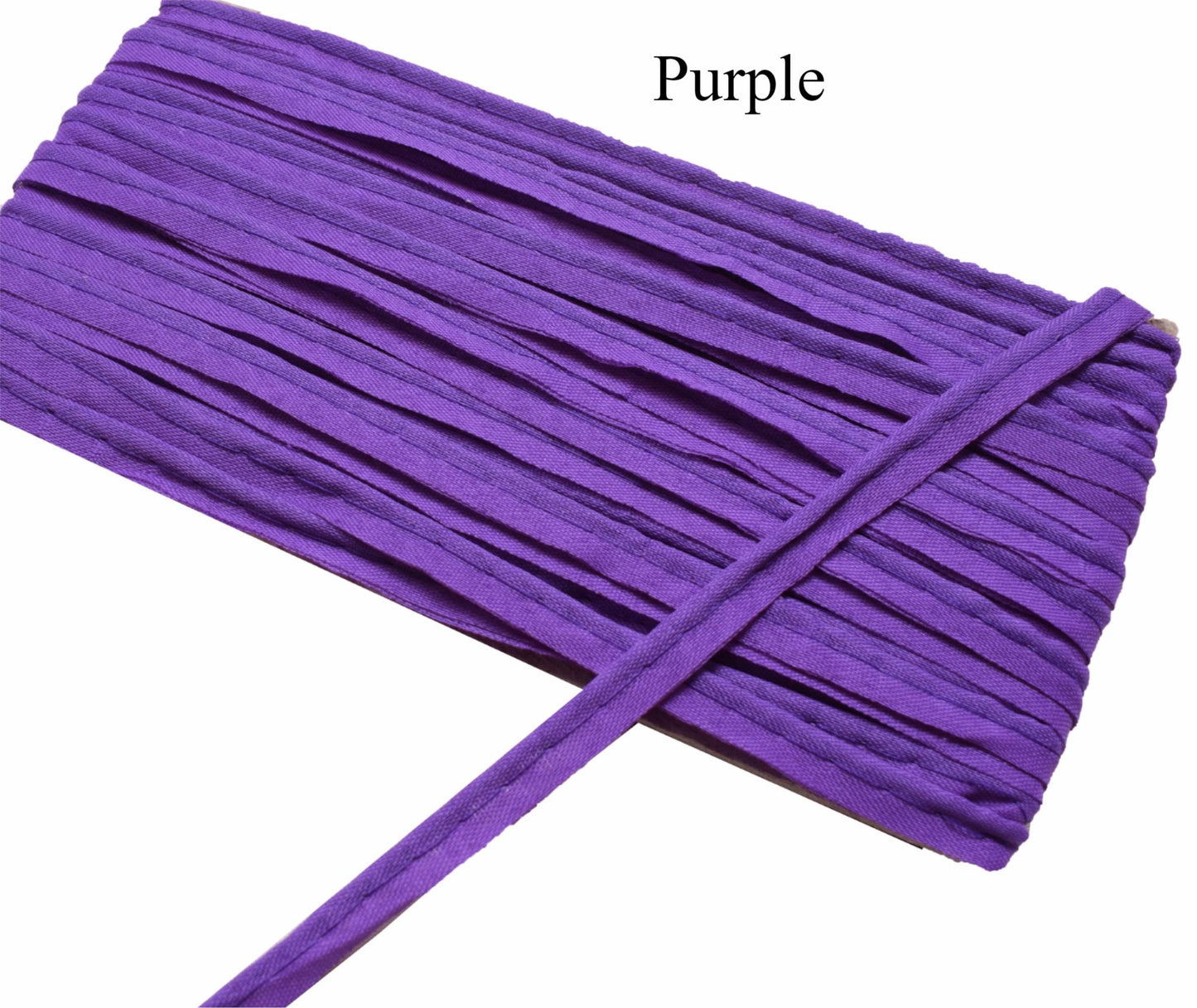 Sushila Vtg Cord Piping 5 Yard Sari Border Craft Trim Sewing Ribbon Lace Edge