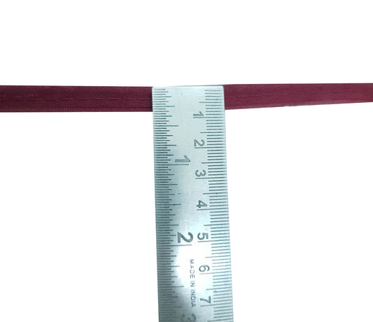 Sushila Vintage Maroon Cord Piping 15 YD Border Craft Trim Sewing Lace Sari Edge