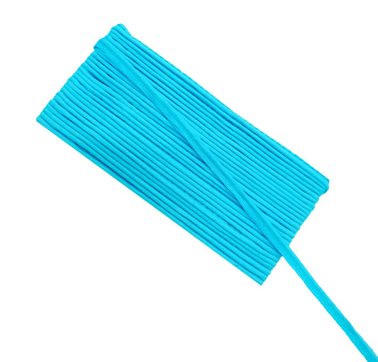 Sushila Vintage Aqua Blue Cord Piping 15 Yard Border Craft Trim Sewing Lace Edge