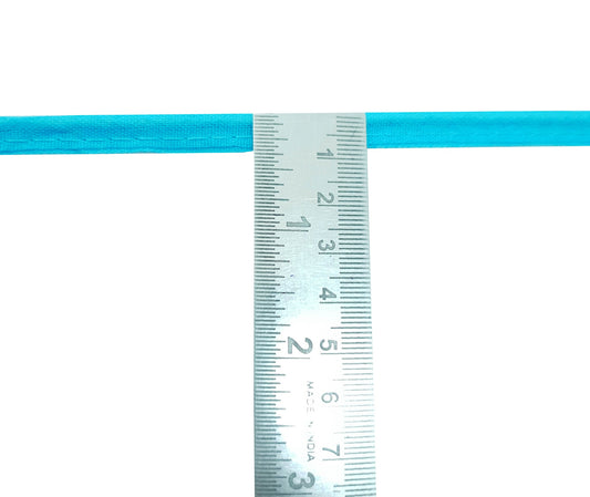 Sushila Vintage Aqua Blue Cord Piping 15 Yard Border Craft Trim Sewing Lace Edge