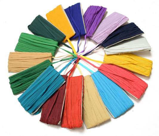 Sushila Vtg Cord Piping 5 Yard Sari Border Craft Trim Sewing Ribbon Lace Edge