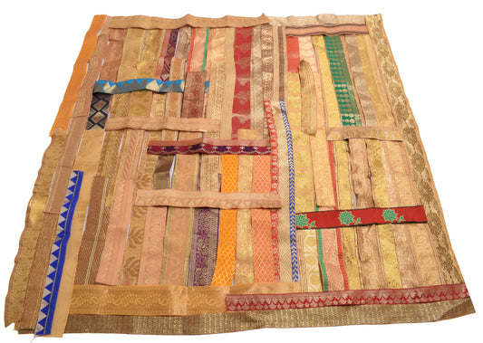 Sushila Vintage Sari Border Assorted Lot of 68 Pc Remnant Trim Craft Sewing Lace