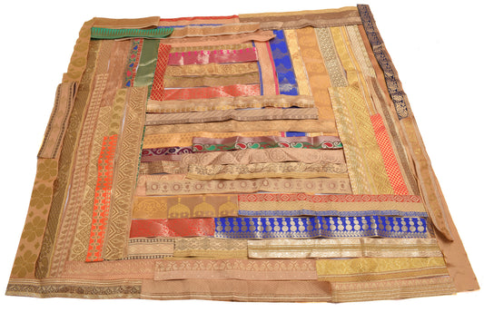 Sushila Vintage Sari Border Assorted Lot of 67 Pc Remnant Trim Craft Sewing Lace