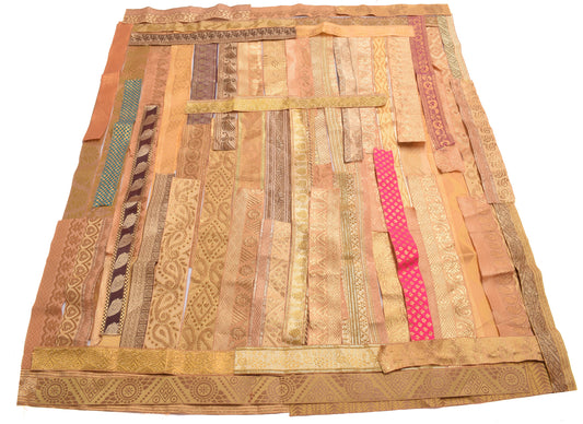 Sushila Vintage Sari Border Assorted Lot of 70 Pc Remnant Trim Craft Sewing Lace