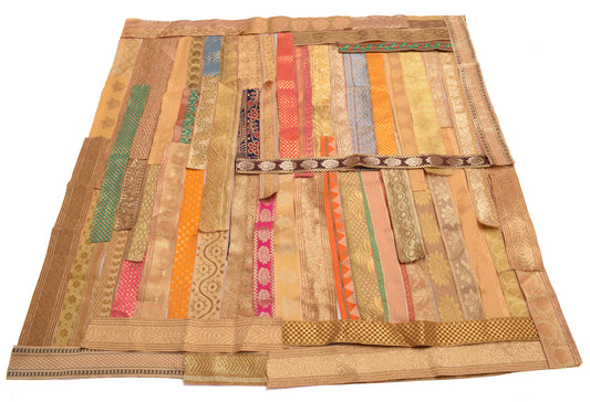 Sushila Vintage Sari Border Assorted Lot of 64 Pc Remnant Trim Craft Sewing Lace