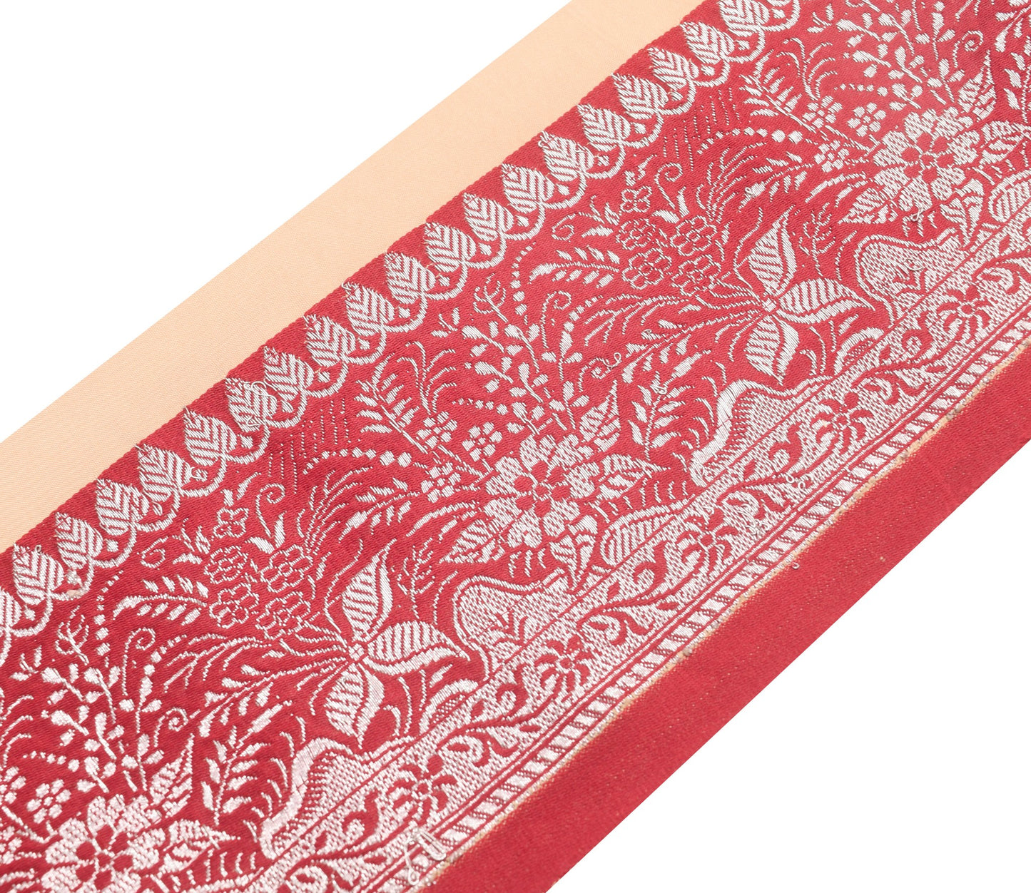 Sushila Vintage Banarasi Saree Border Zari Brocade Satin Craft Sewing Trim Lace