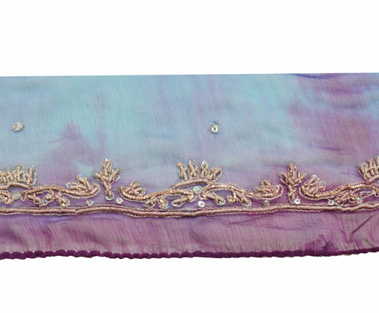 Sushila Vintage Chiffon Saree Border Indian Craft Sewing Trim Tie-Dye Ribbon