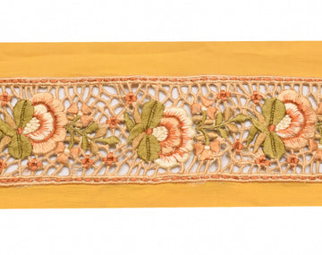 Sushila Vintage Cutwork Embroidered Saree Border Craft Sewing Trim Lace Ribbon