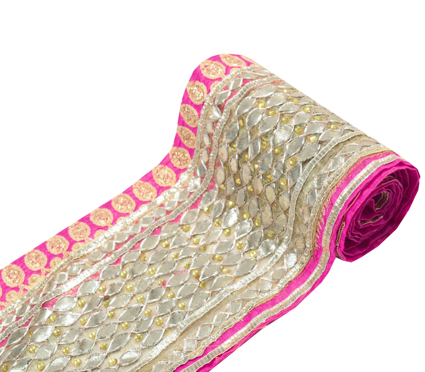 Sushila Vintage Tissue Saree Border Gotta Patti Craft Sewing Trim Lace Ribbon