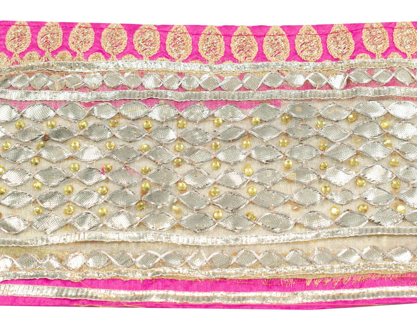 Sushila Vintage Tissue Saree Border Gotta Patti Craft Sewing Trim Lace Ribbon