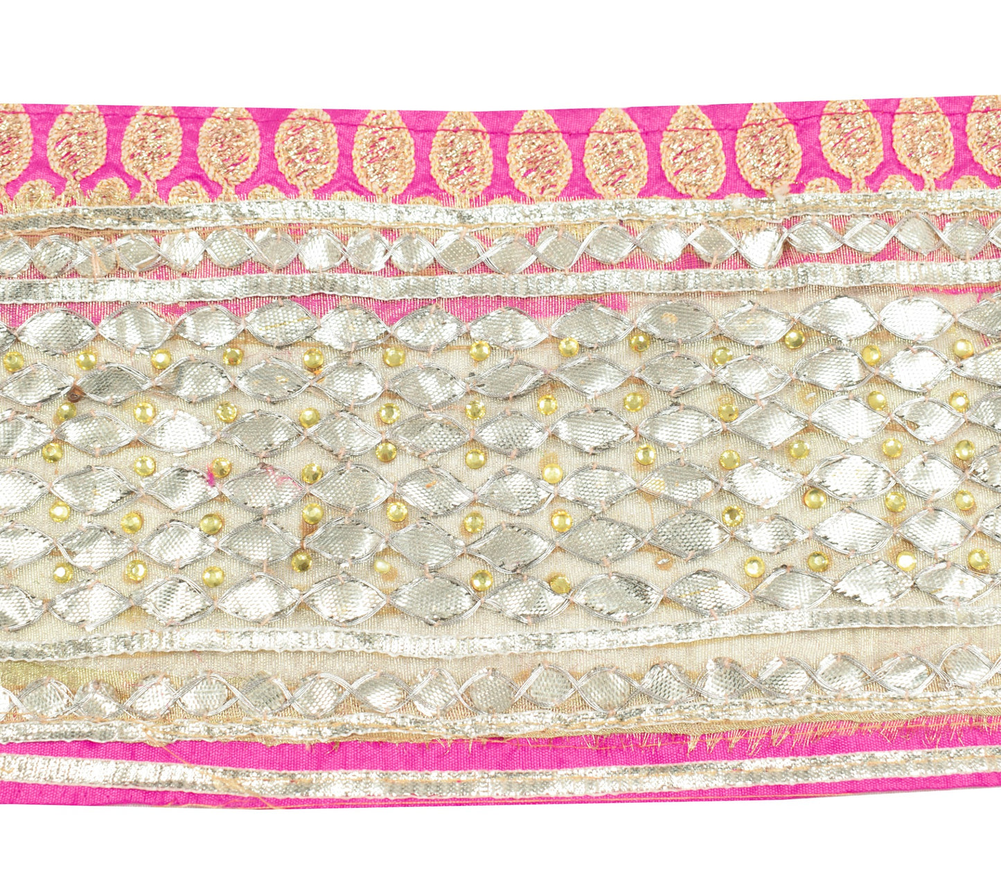 Sushila Vintage Tissue Saree Border Gotta Patti Craft Sewing Trim Lace Ribbon