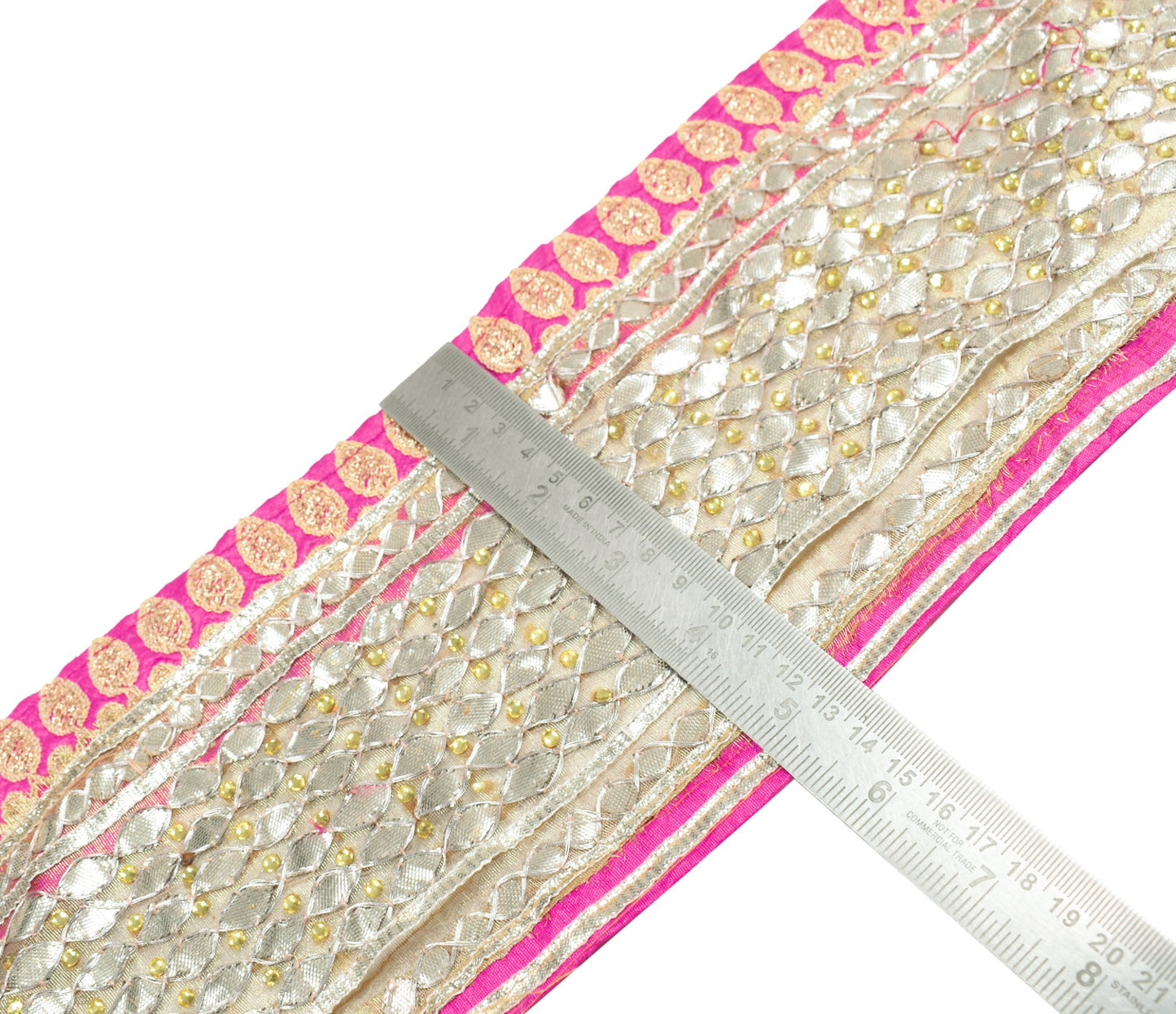 Sushila Vintage Tissue Saree Border Gotta Patti Craft Sewing Trim Lace Ribbon