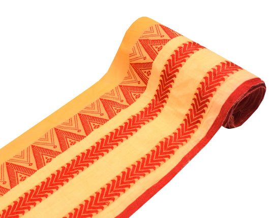 Sushila Vintage Cotton Saree Border Indian Craft Sewing Trim Woven Cotton Ribbon