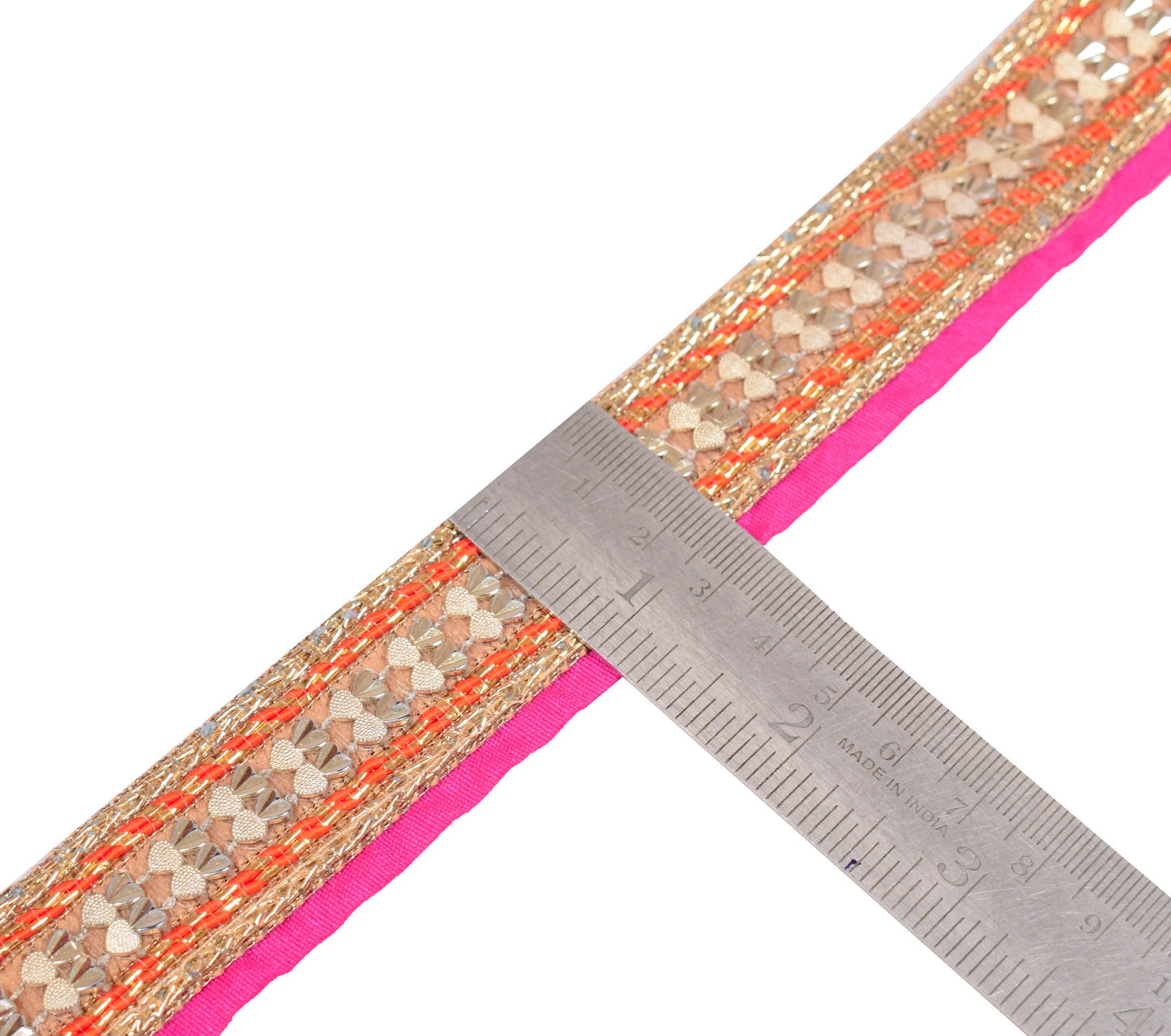 Sushila Vintage Patch Work Saree Border Indian Craft Sewing Trim Lace Edges