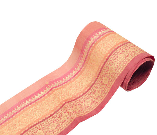 Sushila Vintage Woven Saree Border 100% Pure Silk Craft Sewing Trim Lace Ribbon