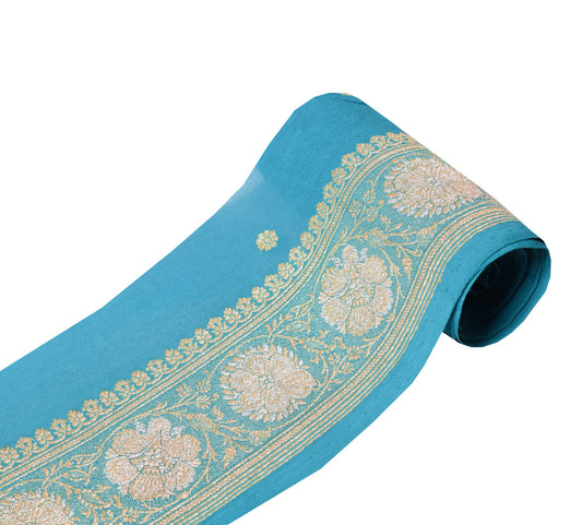 Sushila Vintage Banarasi Saree Border Craft Sewing Trim Zari Woven Lace Ribbon