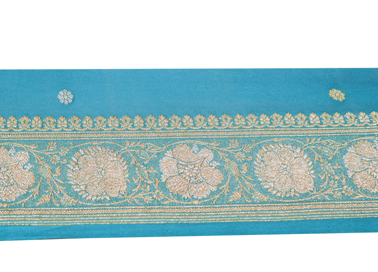 Sushila Vintage Banarasi Saree Border Craft Sewing Trim Zari Woven Lace Ribbon