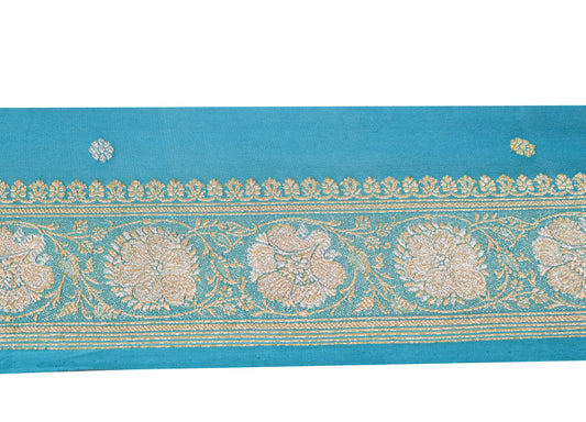 Sushila Vintage Banarasi Saree Border Craft Sewing Trim Zari Woven Lace Ribbon