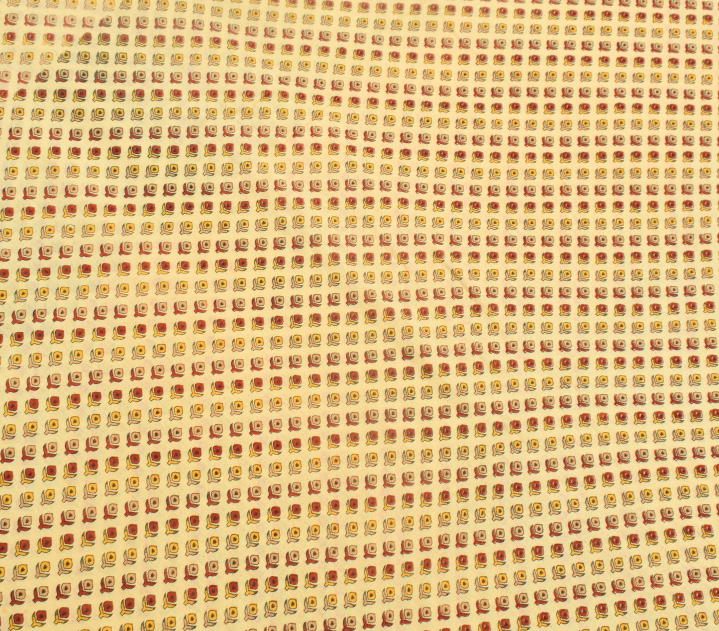 Sushila Vintage Yellow Saree 100% Pure Cotton Printed Floral Soft Craft Fabric
