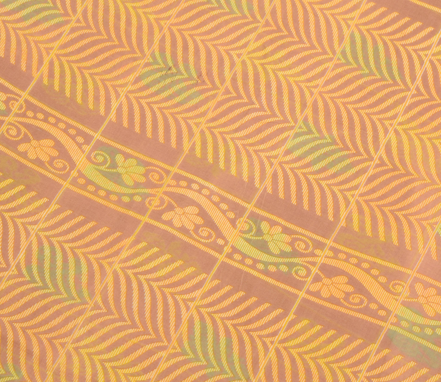 Sushila Vintage Pink Indian Saree 100% Pure Cotton Printed Soft Craft Fabric