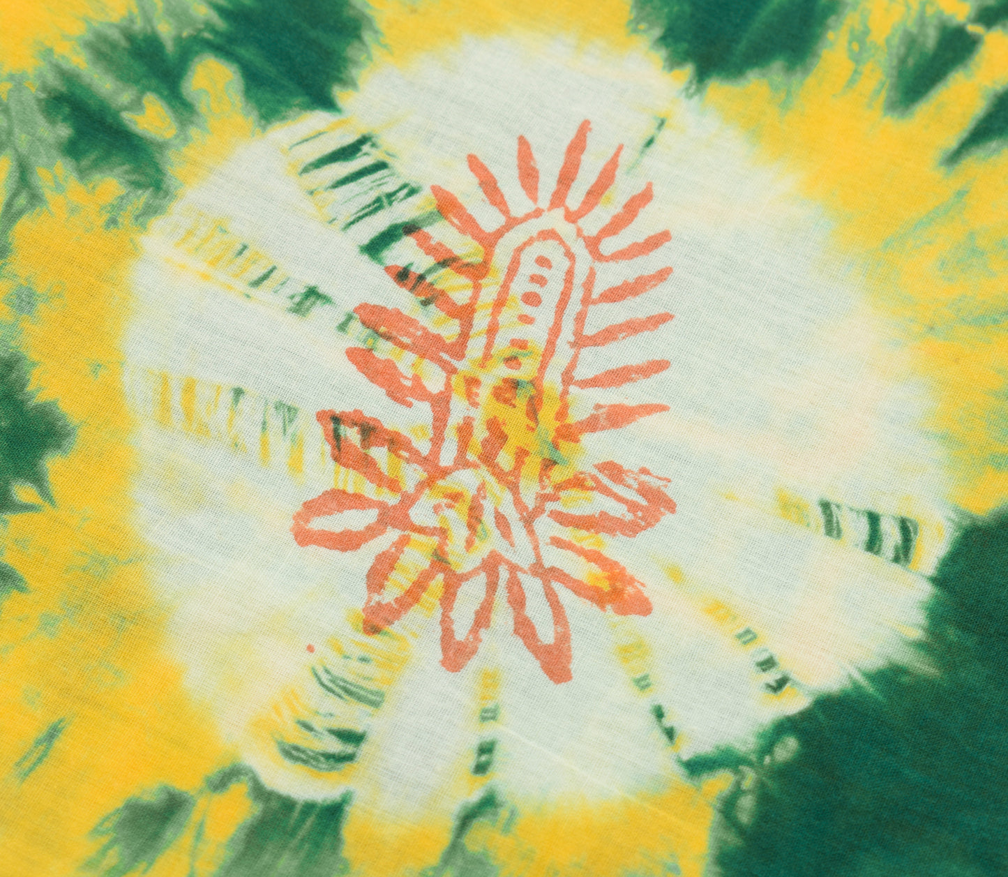 Sushila Vintage Yellow Saree 100% Pure Cotton Batik Printed Soft Craft Fabric