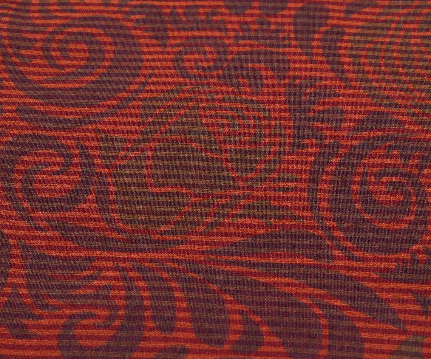 Sushila Vintage Maroon Saree Blend Cotton Silk Printed Floral Craft Fabric